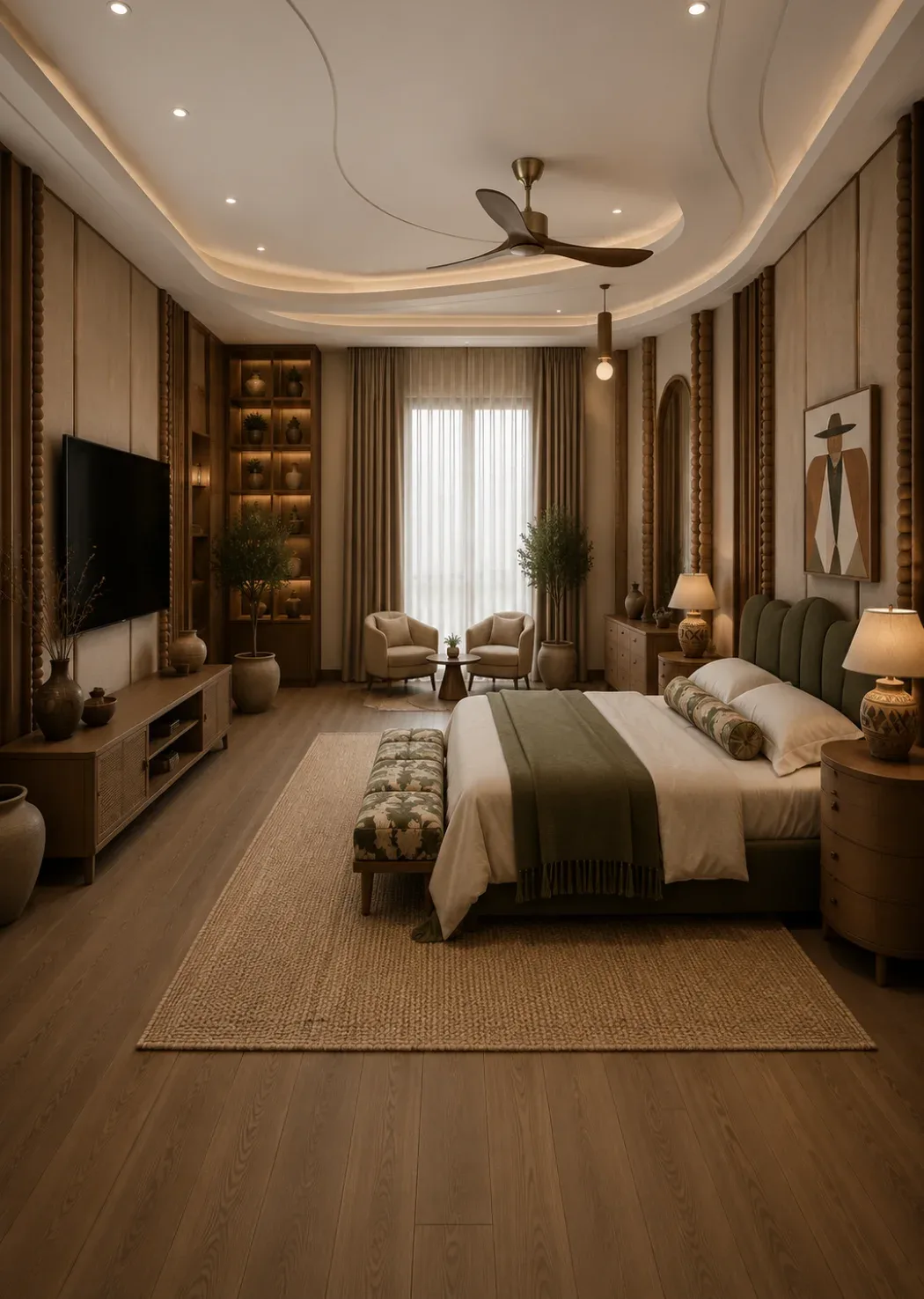 Bedroom suite interior by TSC Design Studio