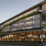 Restaurant and office building facade design by TSC Design Studio